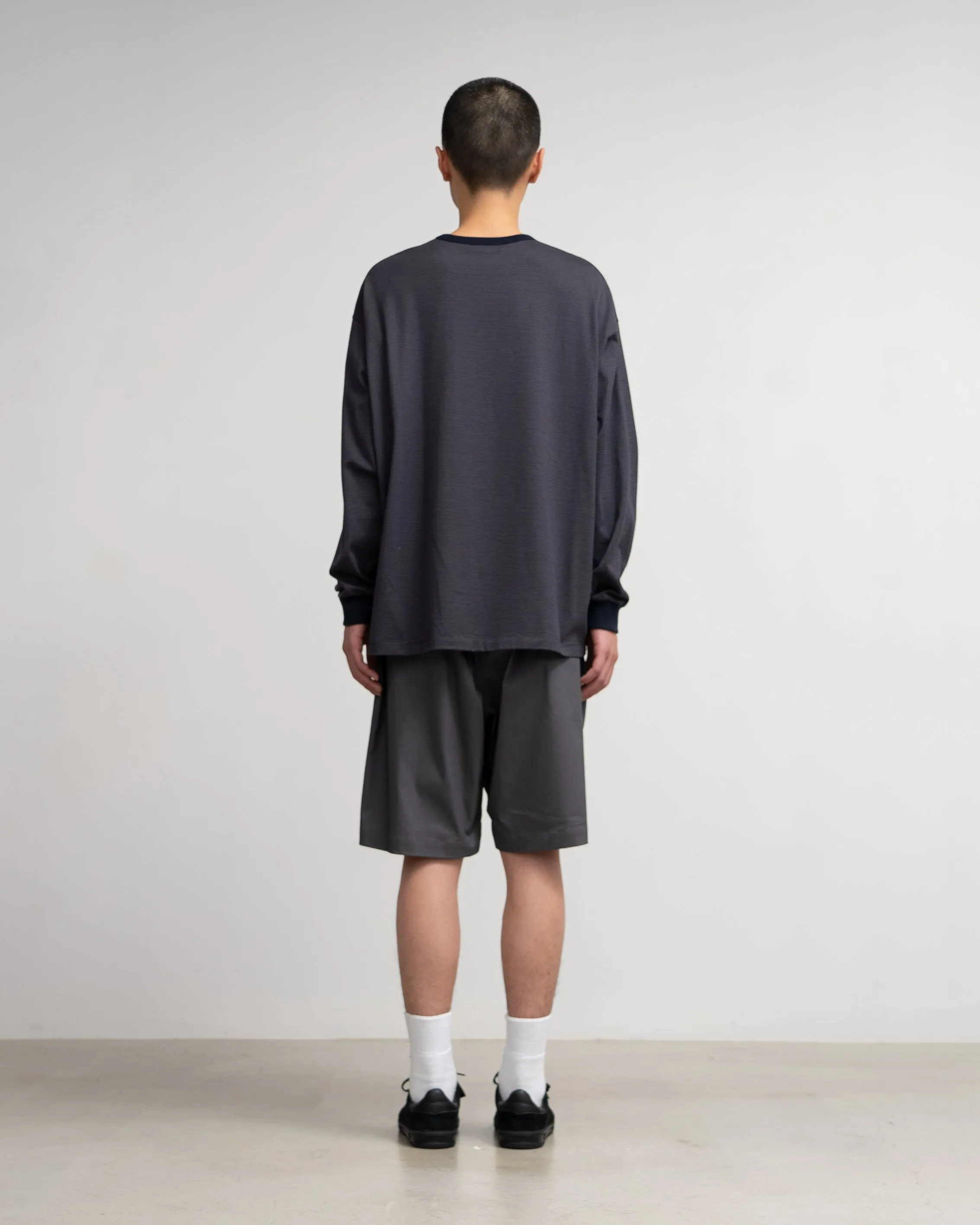 Narrow Border L/S Tee sold by Graphpaper product image thumbnail 5