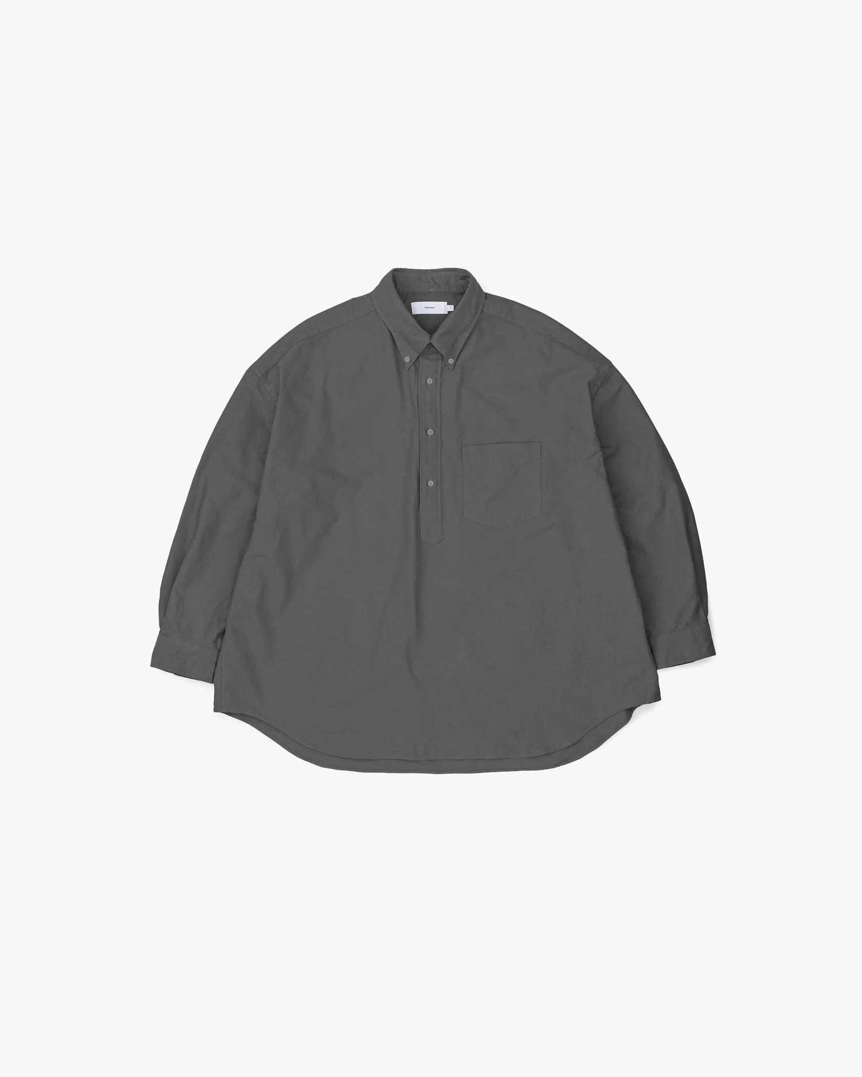 Oxford L/S Oversized BD Pullover Shirt sold by Graphpaper product image thumbnail 2