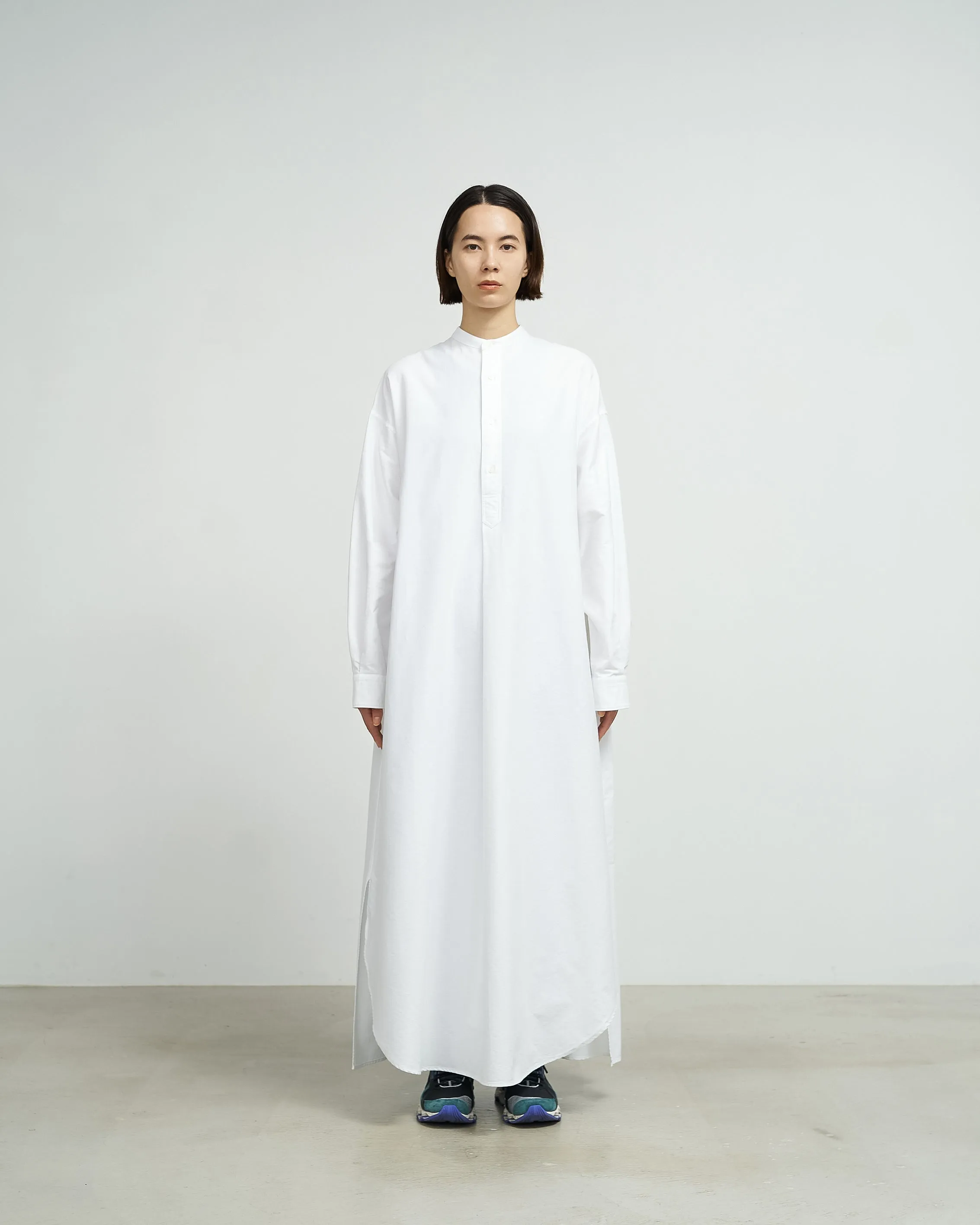 Oxford Oversized Band Collar Dress sold by Graphpaper product image thumbnail 3
