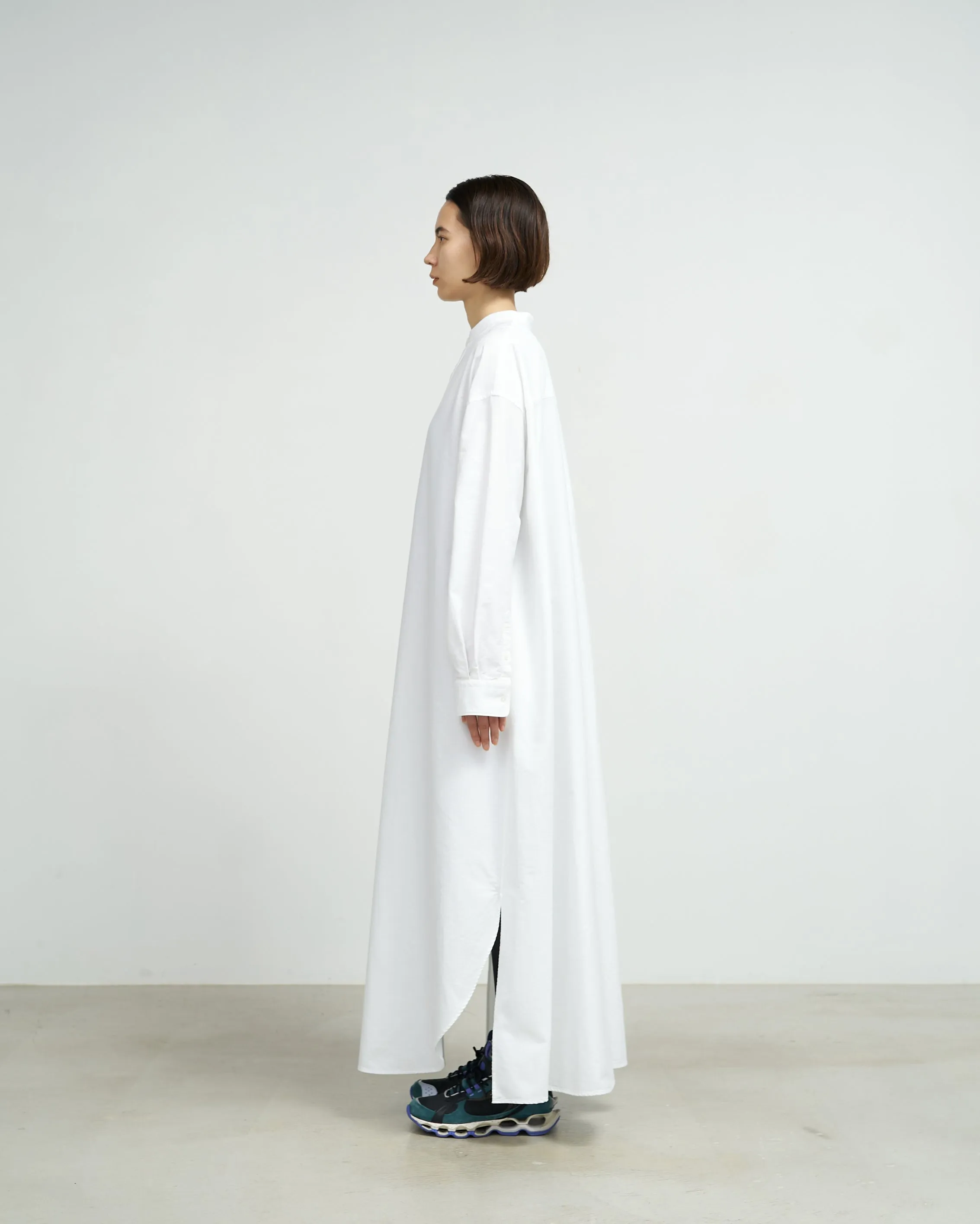 Oxford Oversized Band Collar Dress sold by Graphpaper product image thumbnail 4
