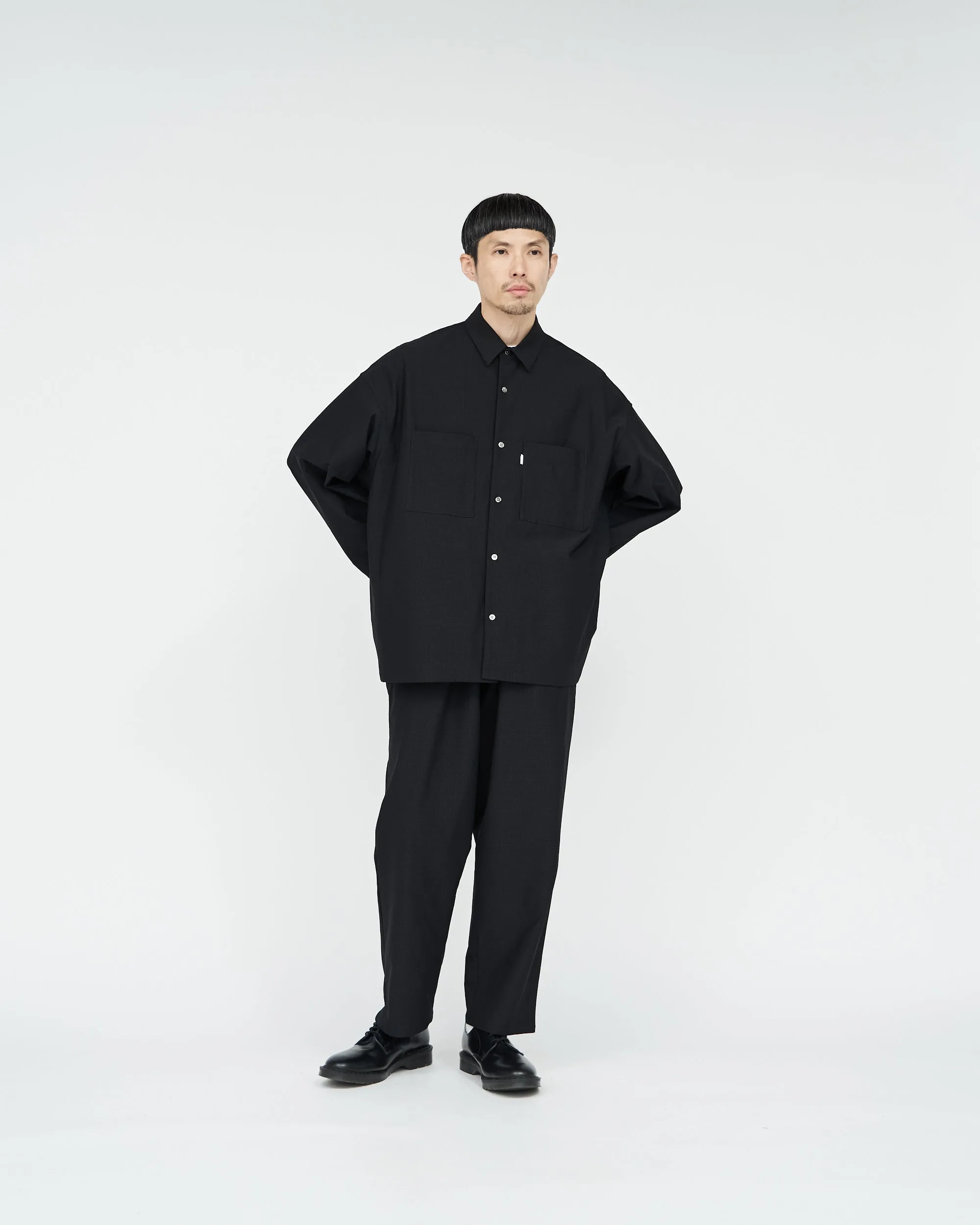 Ripple Jersey Wide Tapered Chef Pants sold by Graphpaper product image thumbnail 3