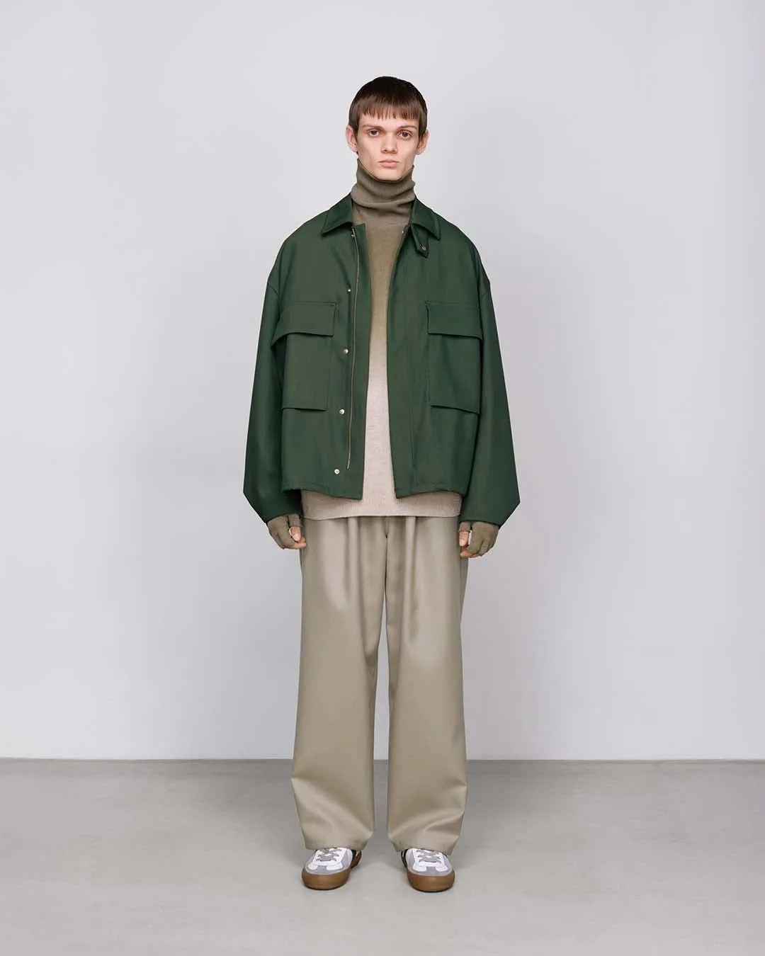 Scale Off Flannel Chef Track Pants sold by Graphpaper product image thumbnail 4