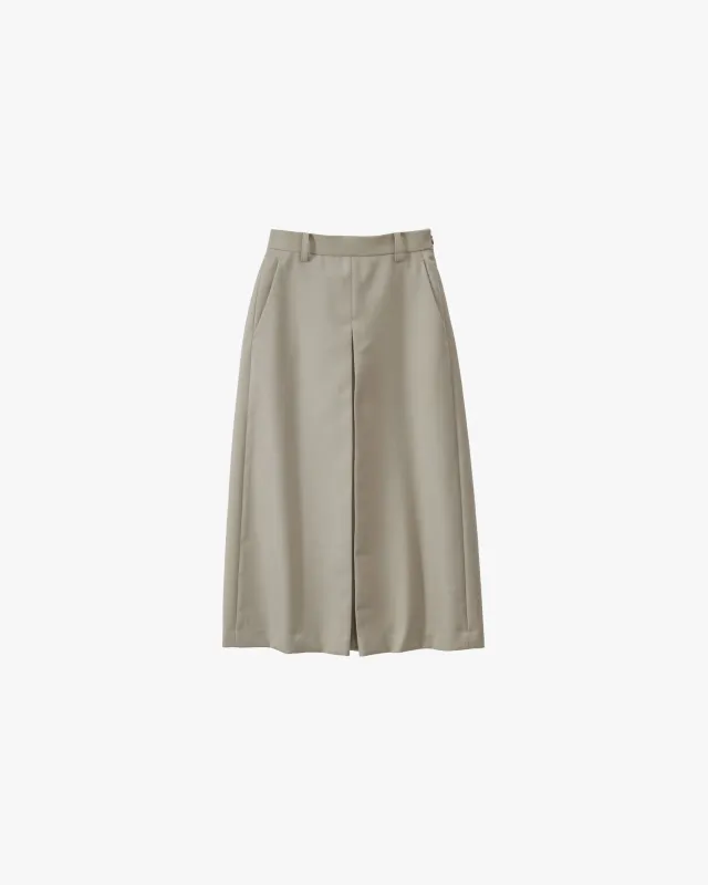 Scale Off Flannel Pleated Skirt sold by Graphpaper