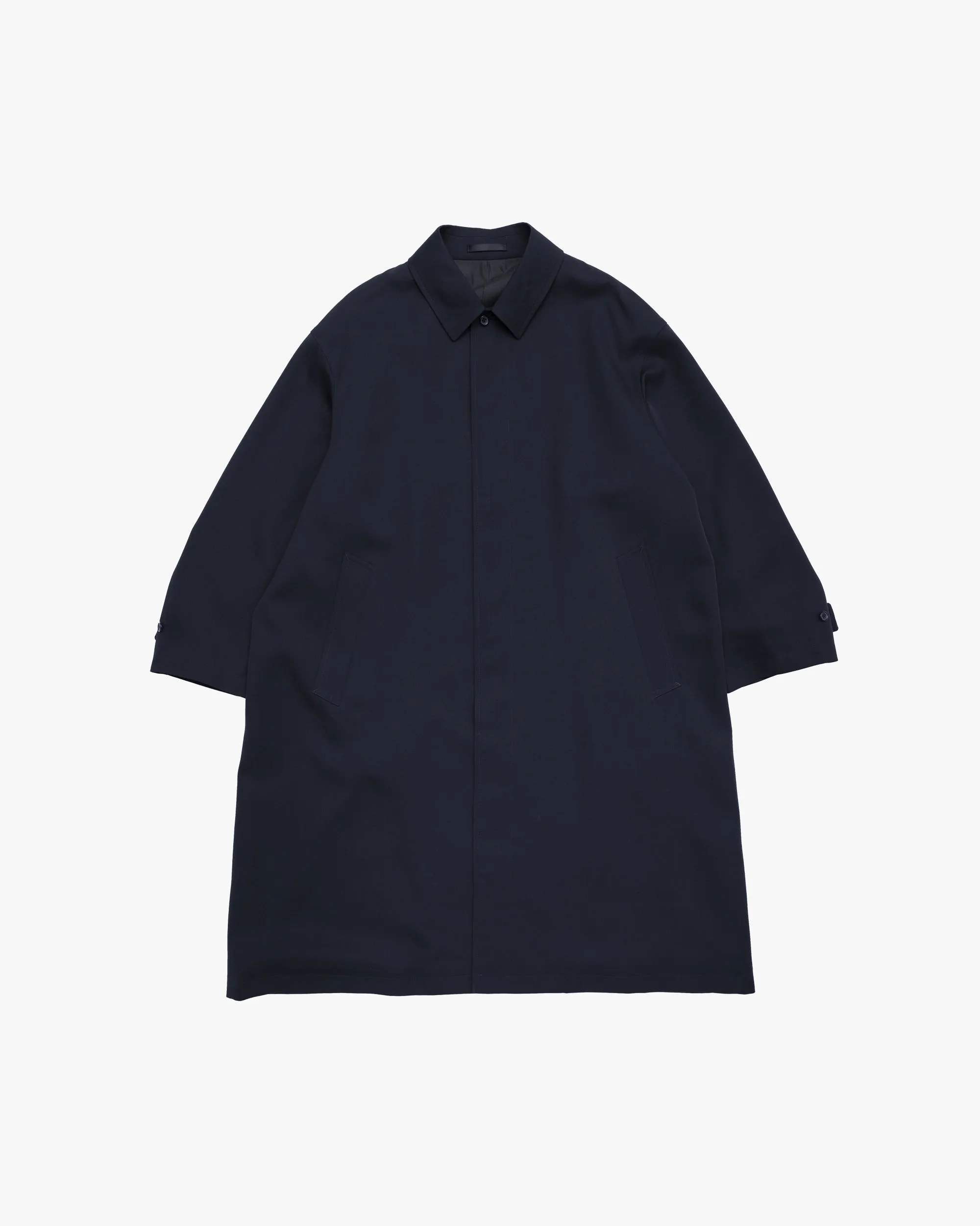 Scale Off Wool Balmacaan Coat sold by Graphpaper product image thumbnail 2