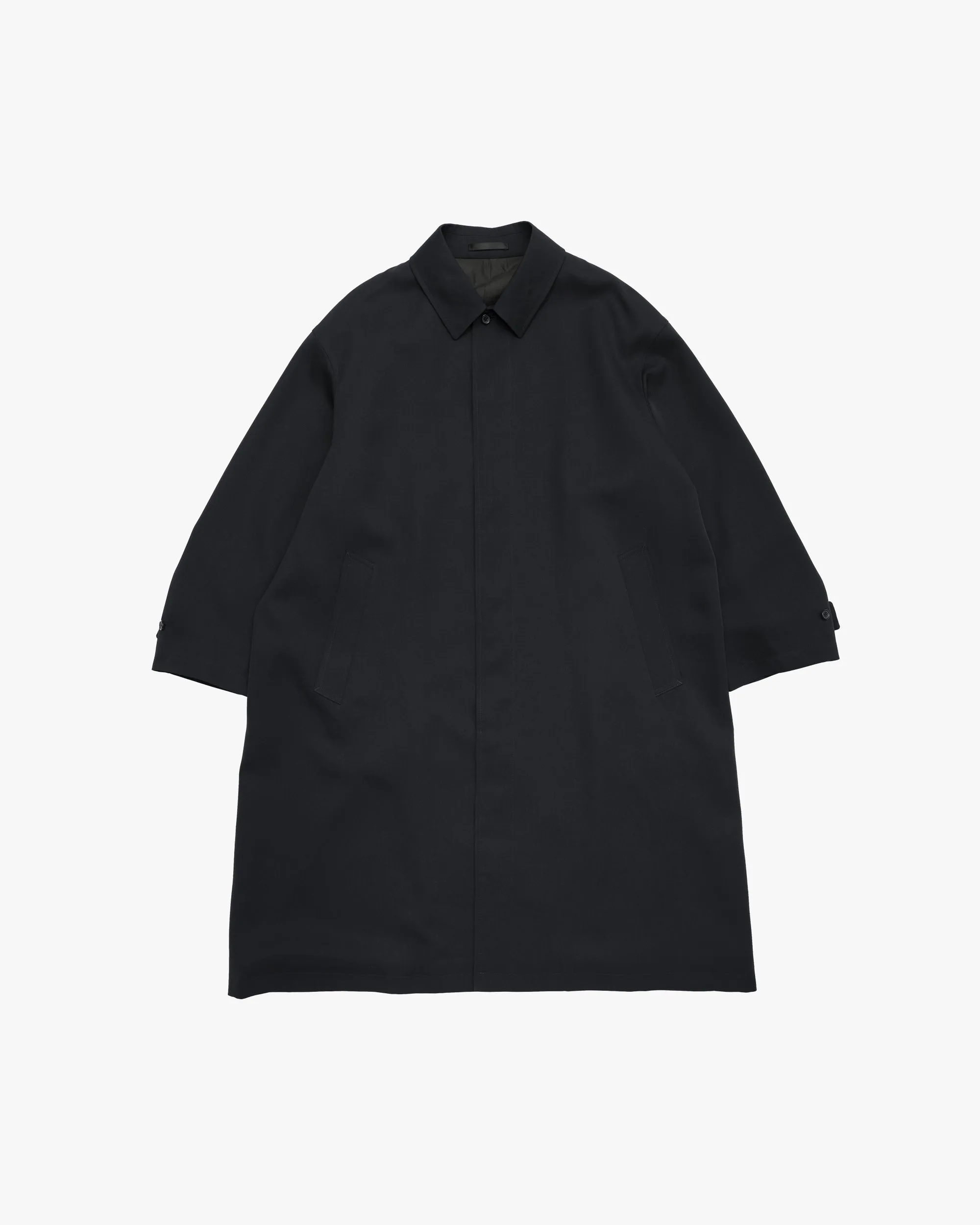 Scale Off Wool Balmacaan Coat sold by Graphpaper product image thumbnail 3