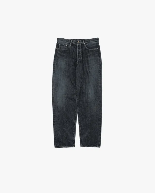 Selvage Denim Five Pocket Tapered Pants -DARK FADE- sold by Graphpaper