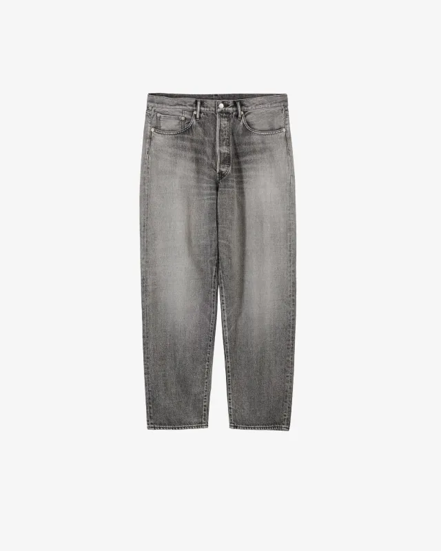 Selvage Denim Five Pocket Tapered Pants -LIGHT FADE- sold by Graphpaper
