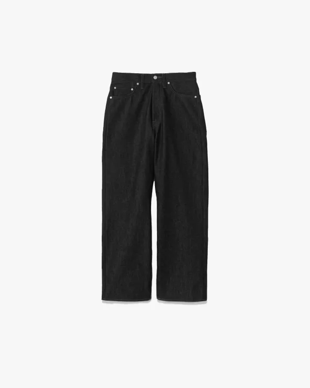 Selvage Denim Five Pocket Wide Straight Pants sold by Graphpaper