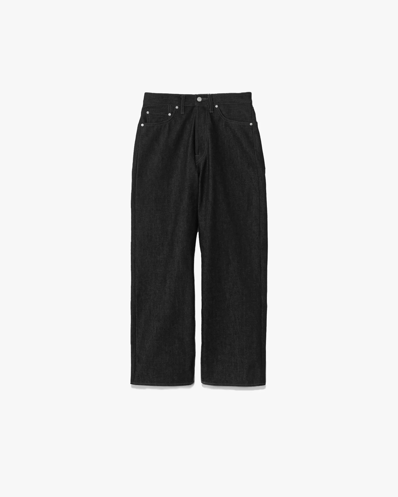 Selvage Denim Five Pocket Wide Straight Pants sold by Graphpaper