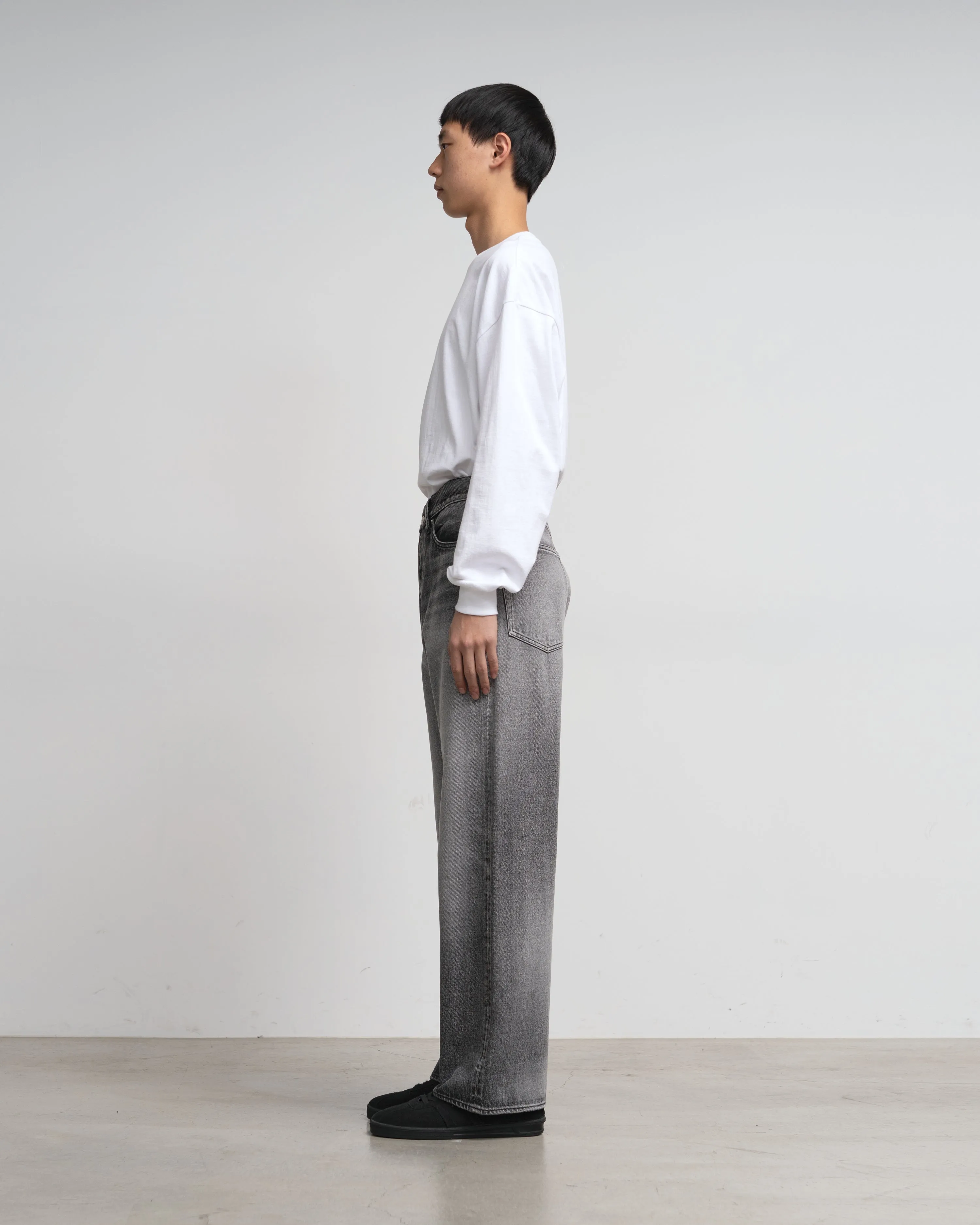 Selvage Denim Five Pocket Wide Straight Pants -LIGHT FADE- sold by Graphpaper product image thumbnail 4