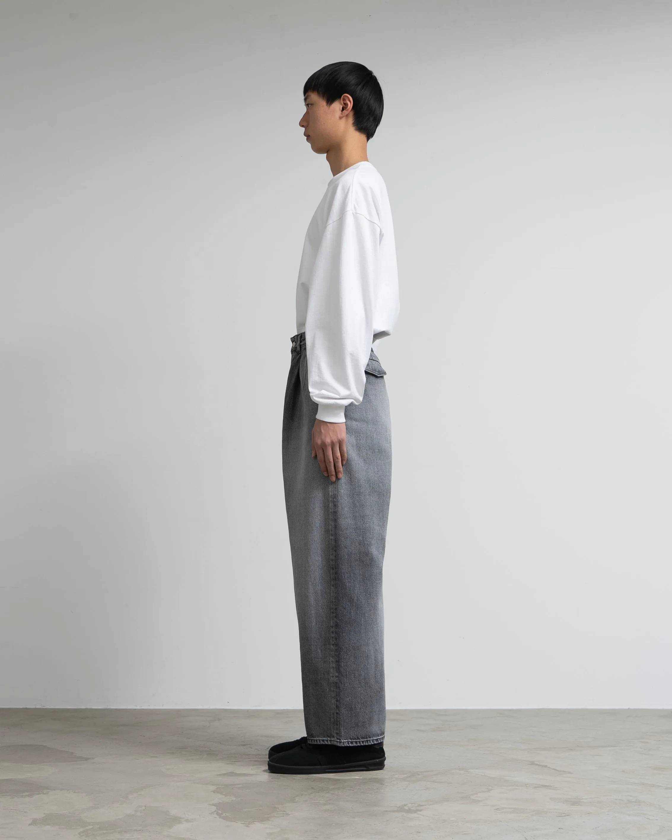 Selvage Denim Two Tuck Pants -LIGHT FADE- sold by Graphpaper product image thumbnail 4