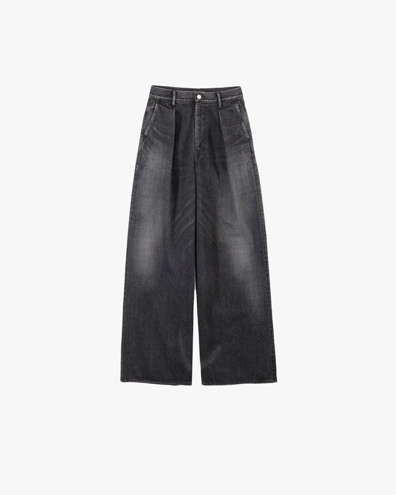 Selvage Denim Two Tuck Wide Pants -DARK FADE- sold by Graphpaper product image thumbnail 2