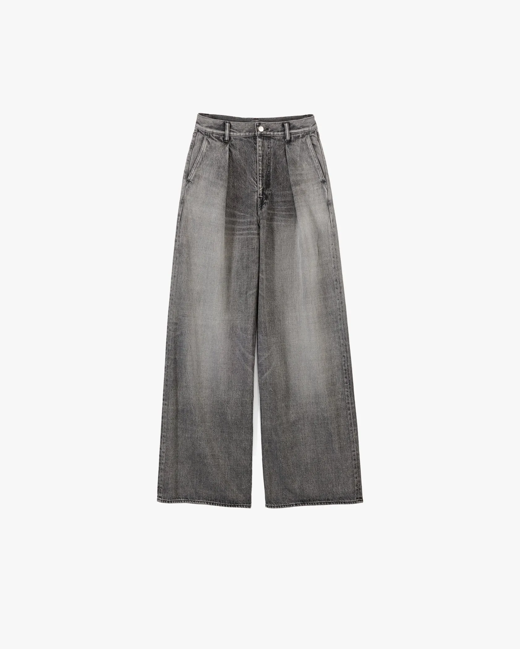 Selvage Denim Two Tuck Wide Pants-LIGHT FADE- sold by Graphpaper product image thumbnail 2