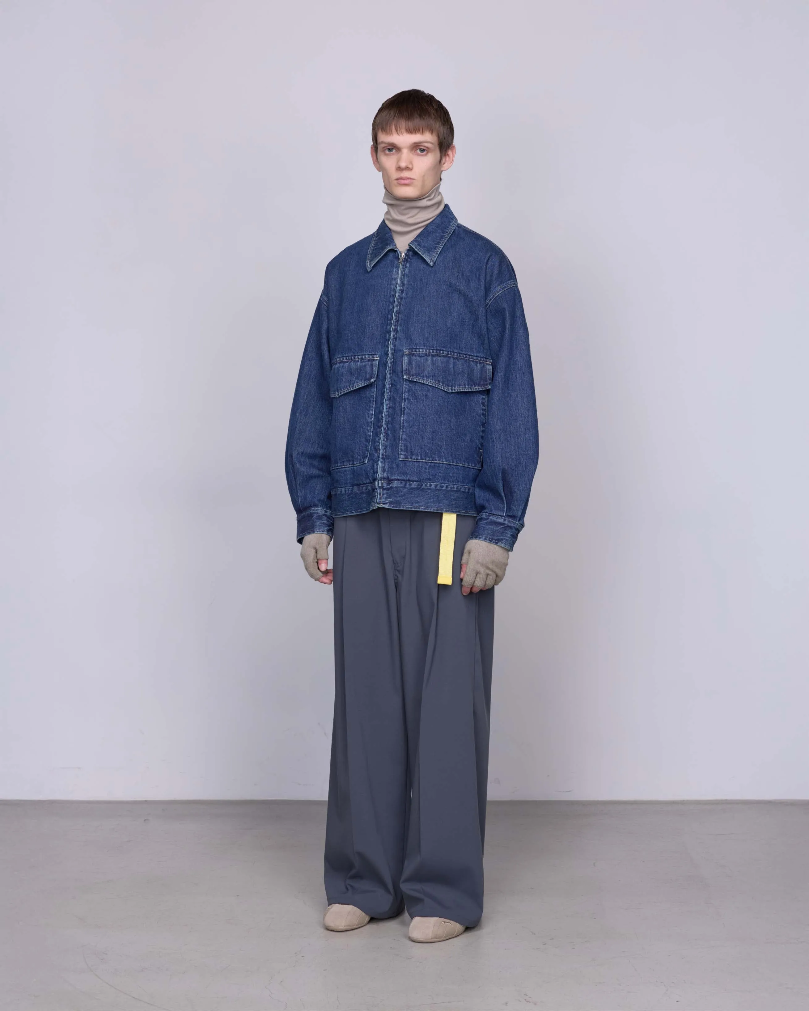 Selvage Denim Zip Jacket -DARK FADE- sold by Graphpaper product image thumbnail 3