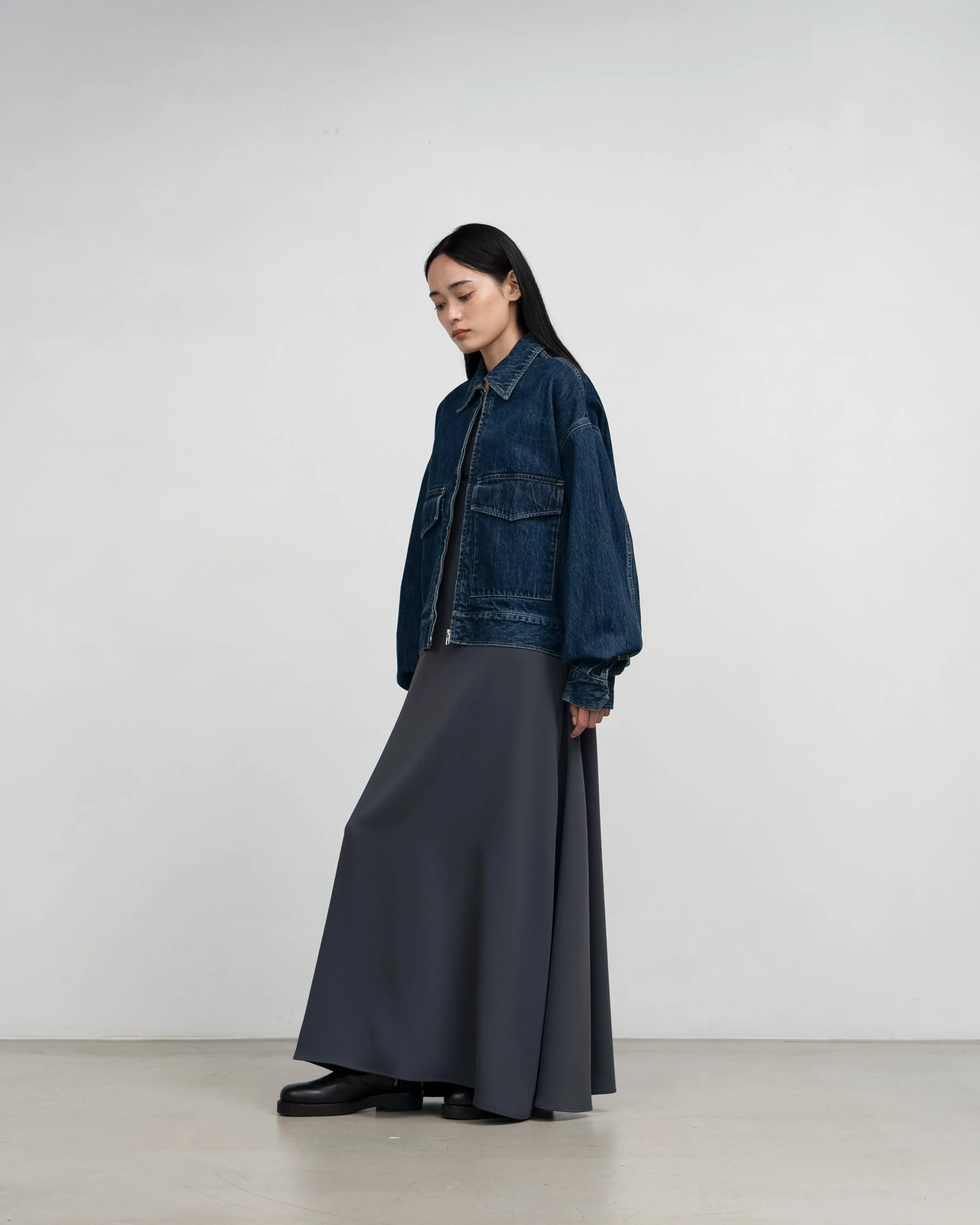 Selvage Denim Zip Jacket -DARK FADE- sold by Graphpaper product image thumbnail 5