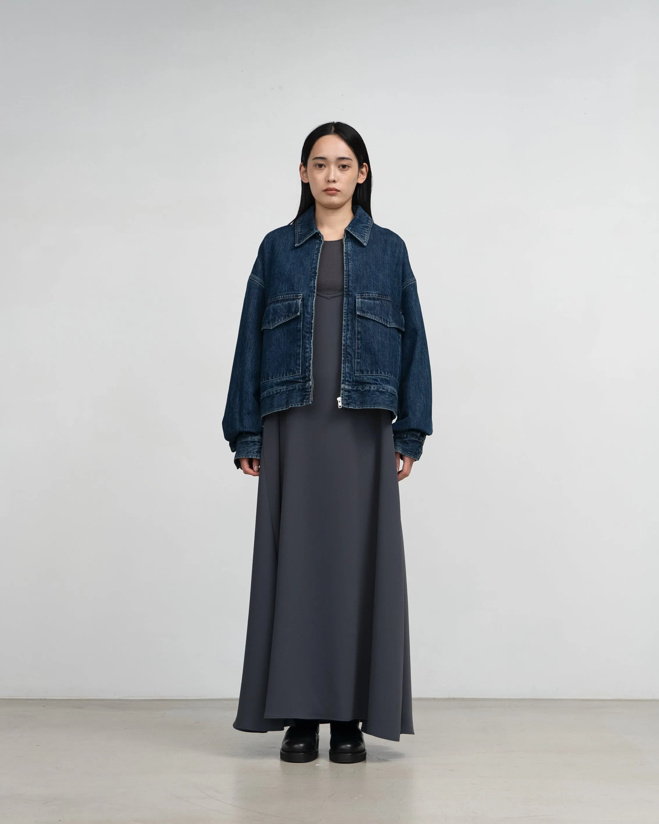 Selvage Denim Zip Jacket -DARK FADE- sold by Graphpaper product image thumbnail 3