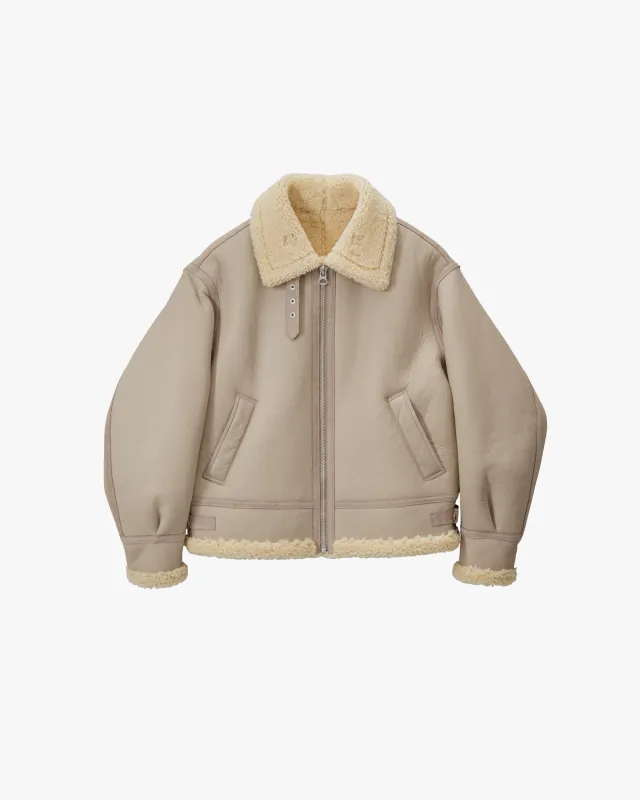 Sheep Mouton B-3 Flight Jacket sold by Graphpaper