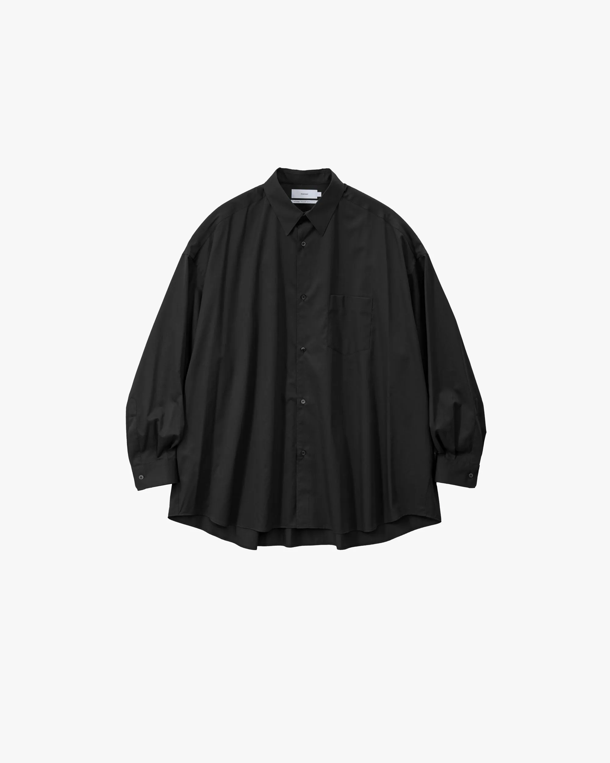 Silicon Poplin Oversized Regular Collar Shirt sold by Graphpaper product image thumbnail 4