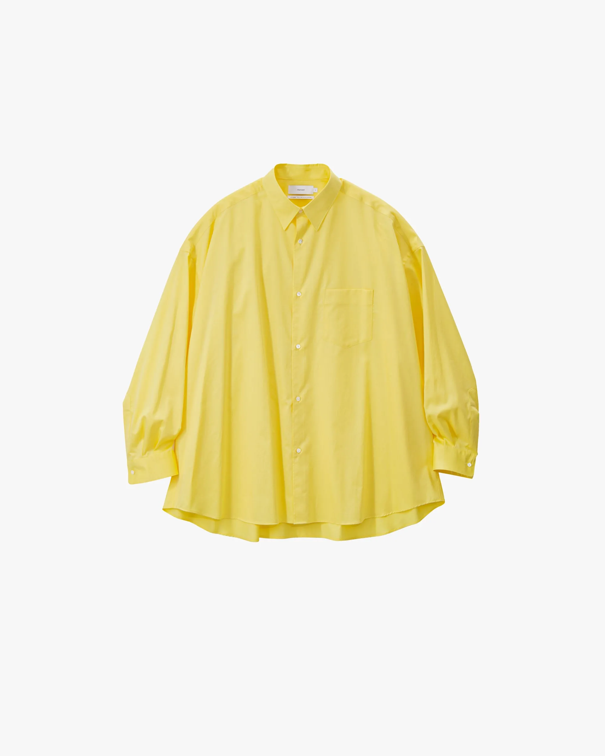 Silicon Poplin Oversized Regular Collar Shirt sold by Graphpaper product image thumbnail 2