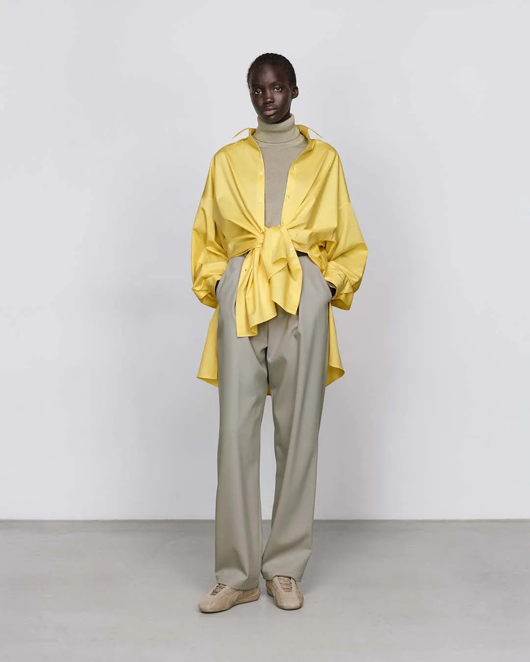 Techno Wool Nylon Easy Trousers sold by Graphpaper product image thumbnail 4