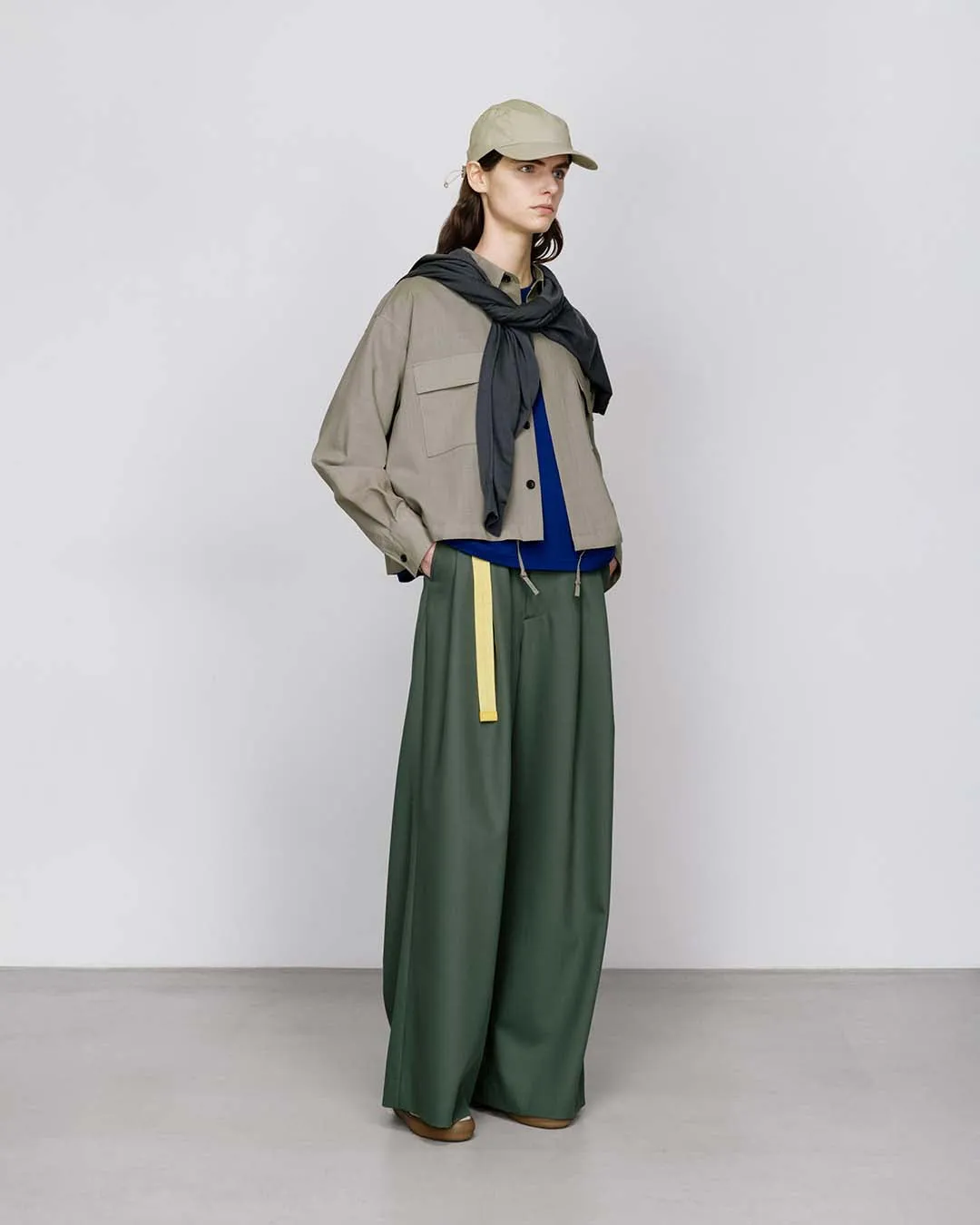 Techno Wool Tropical Shirt Blouse sold by Graphpaper product image thumbnail 4