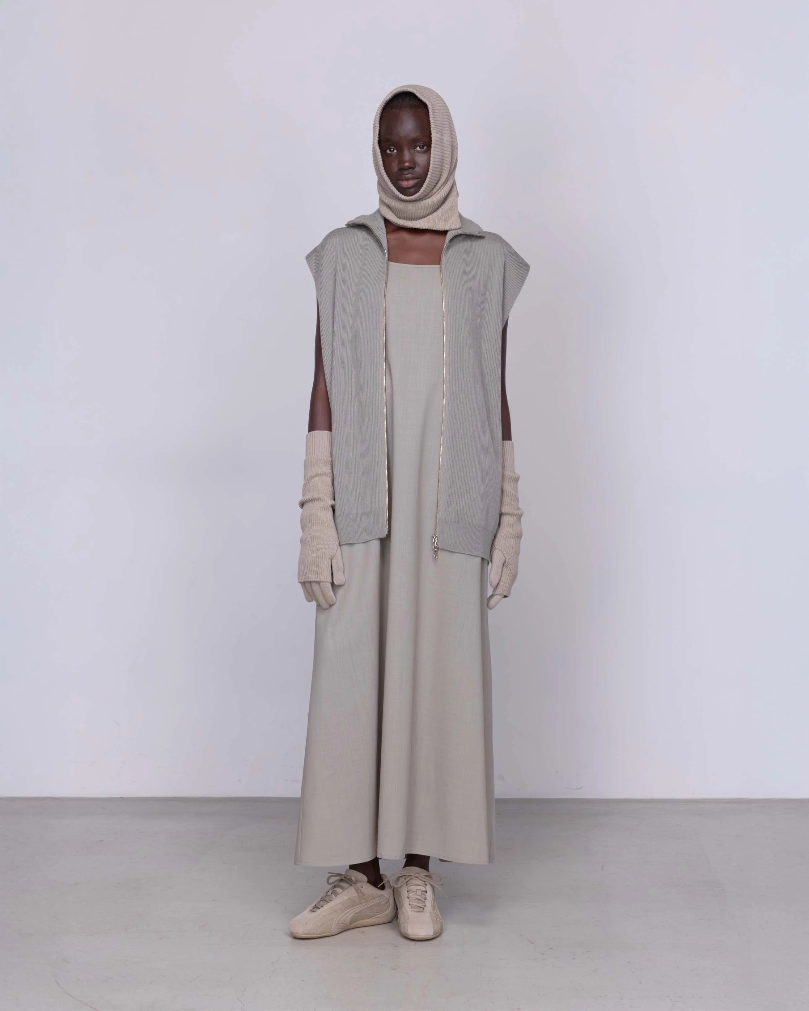 Techno Wool Tropical Slip Dress sold by Graphpaper product image thumbnail 4