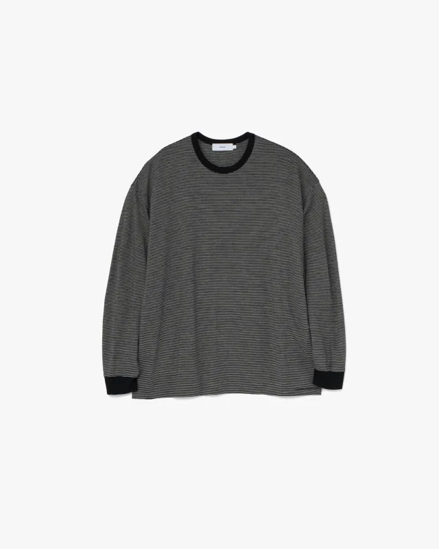 Wool Border L/S Tee sold by Graphpaper