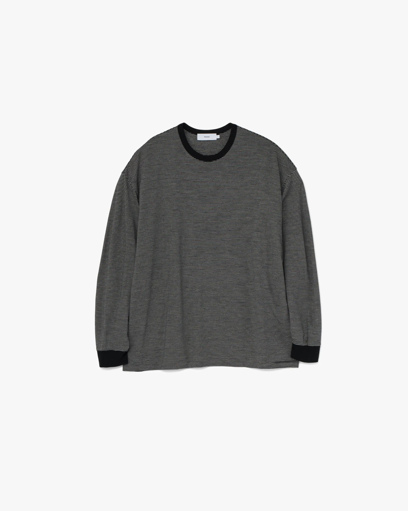 Wool Border L/S Tee sold by Graphpaper