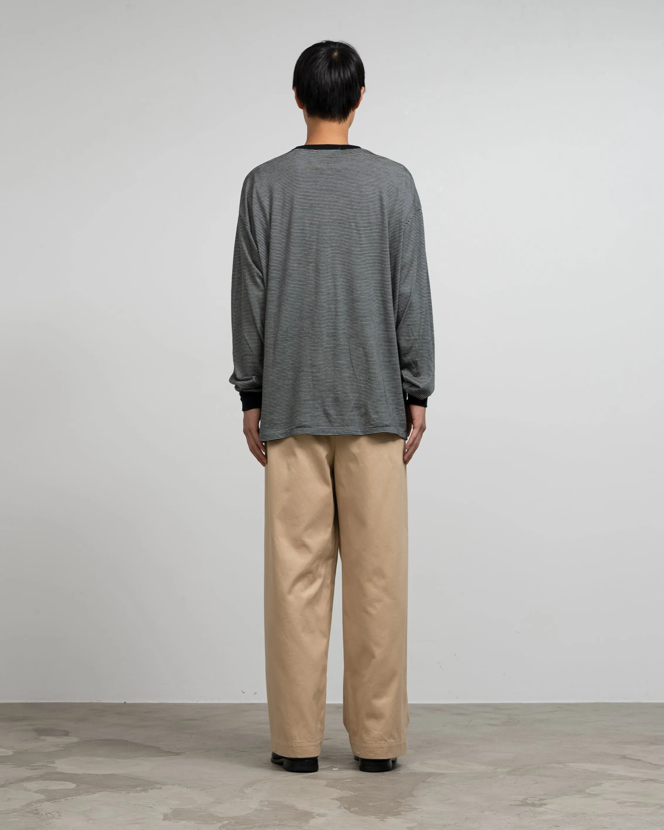 Wool Border L/S Tee sold by Graphpaper product image thumbnail 5