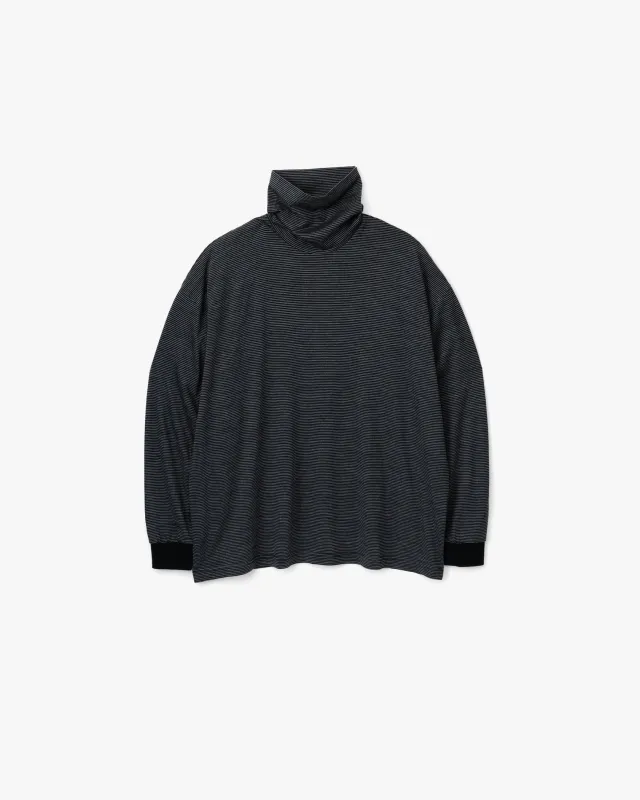 Wool Border L/S Turtle Neck Tee sold by Graphpaper