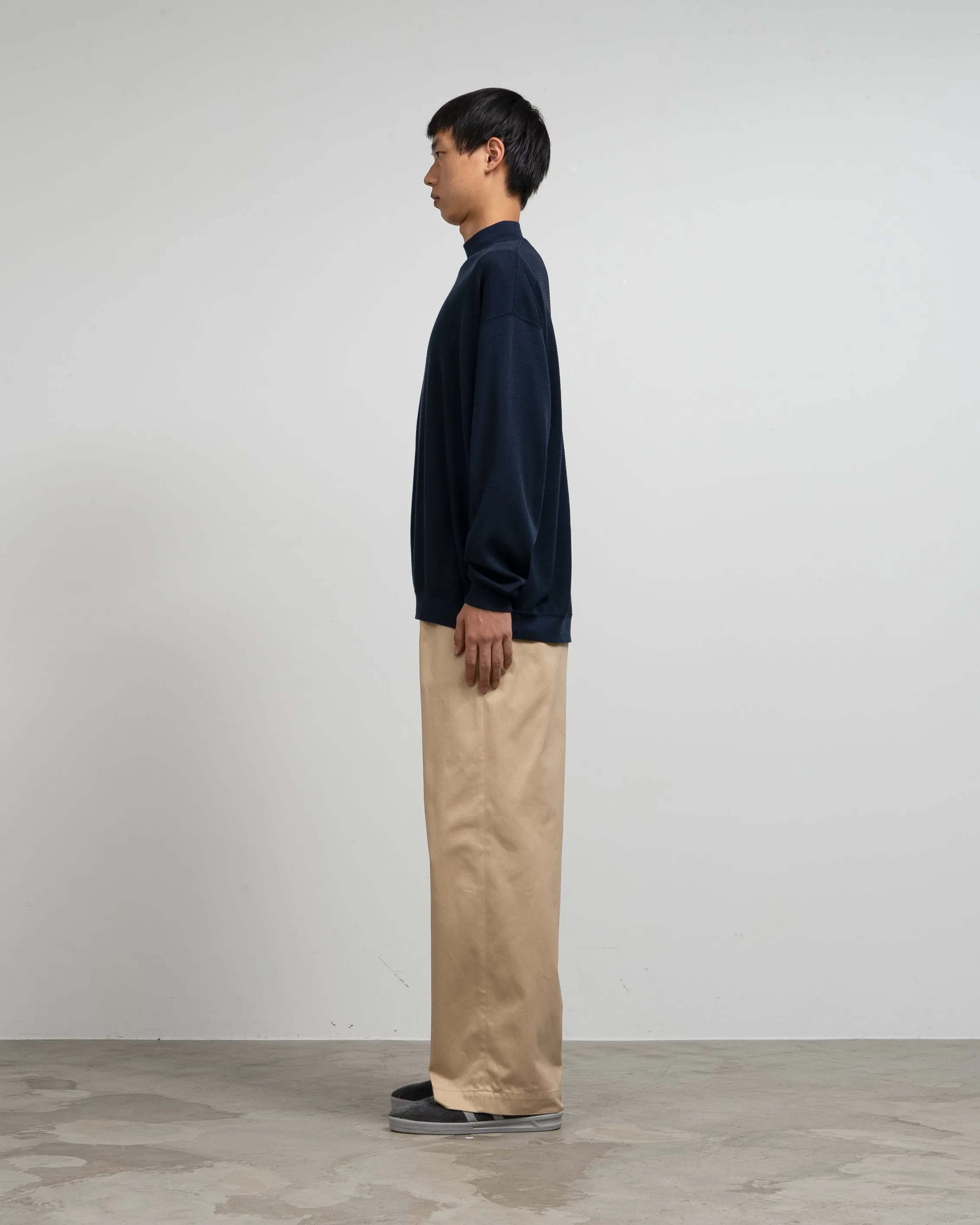 Wool Honeycomb Mock Neck Thermal sold by Graphpaper product image thumbnail 4