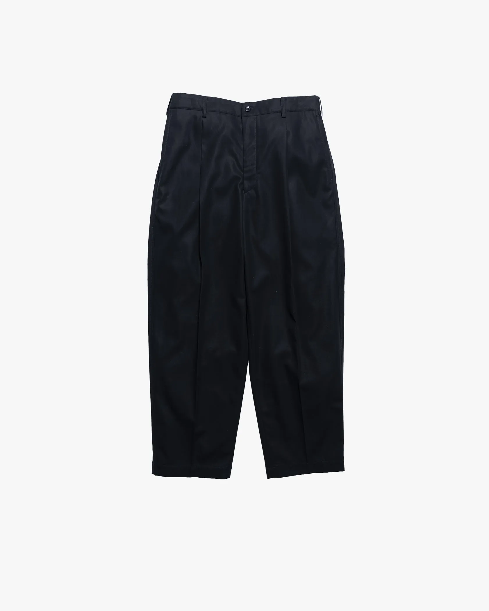 Wooly Cotton Twill Wide Tapered Slacks sold by Graphpaper product image thumbnail 3