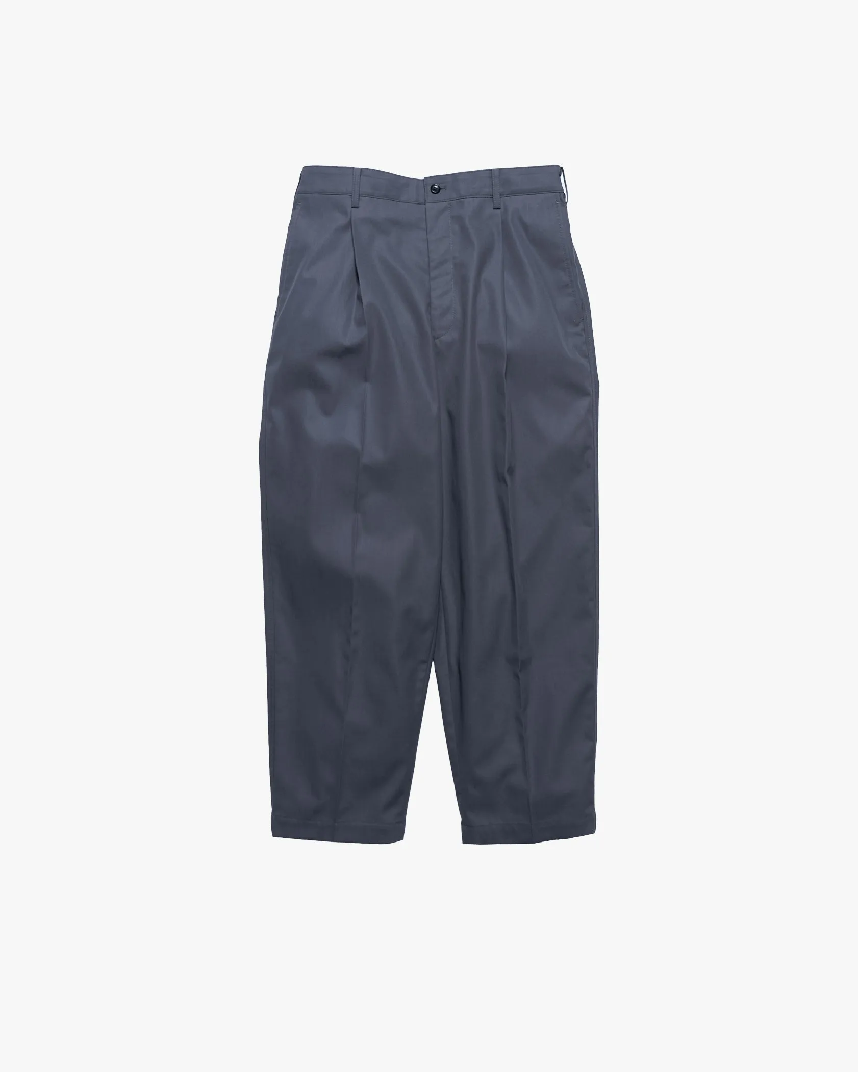 Wooly Cotton Twill Wide Tapered Slacks sold by Graphpaper