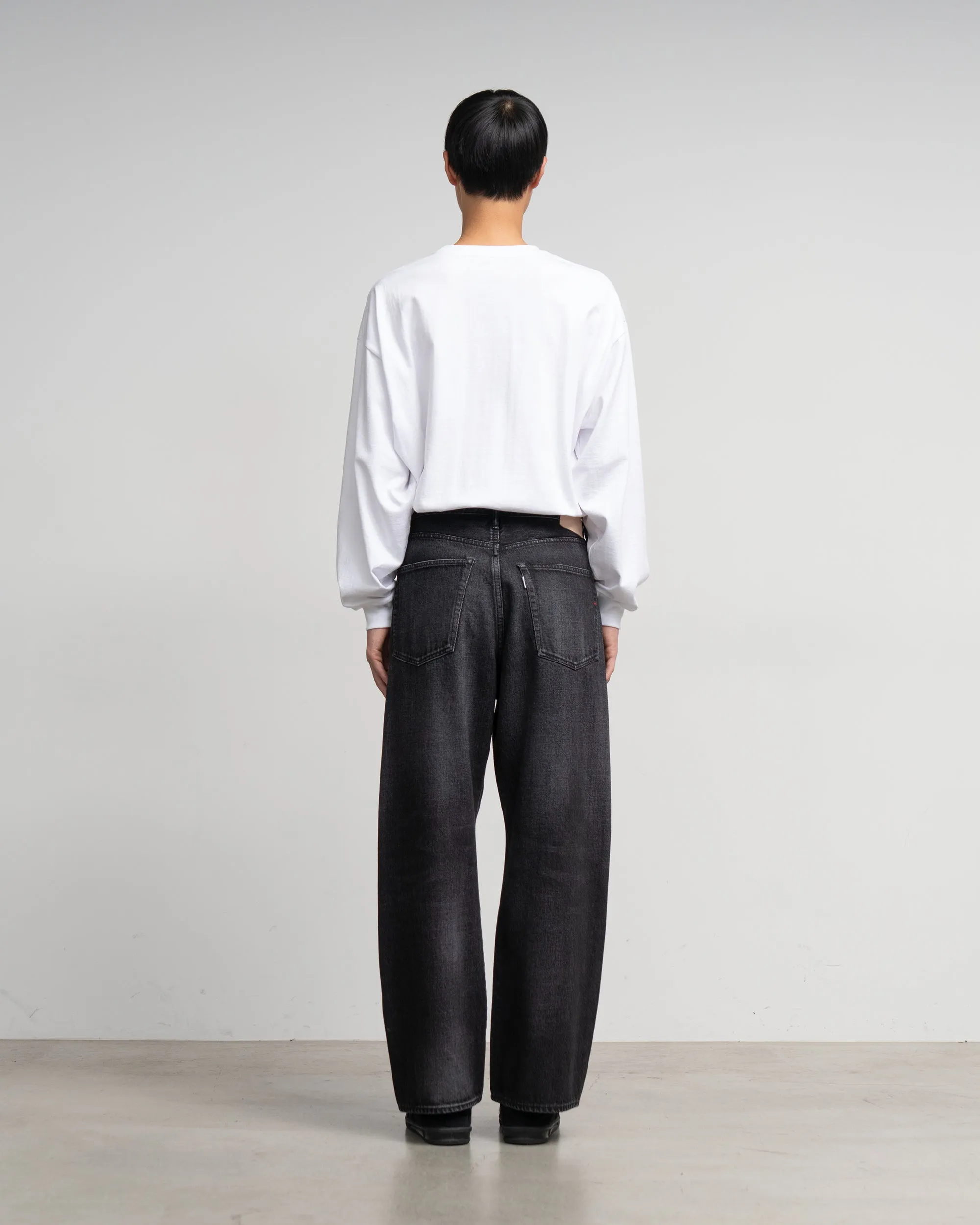Selvage Denim Five Pocket Wide Straight Pants -DARK FADE- sold by Graphpaper product image thumbnail 5