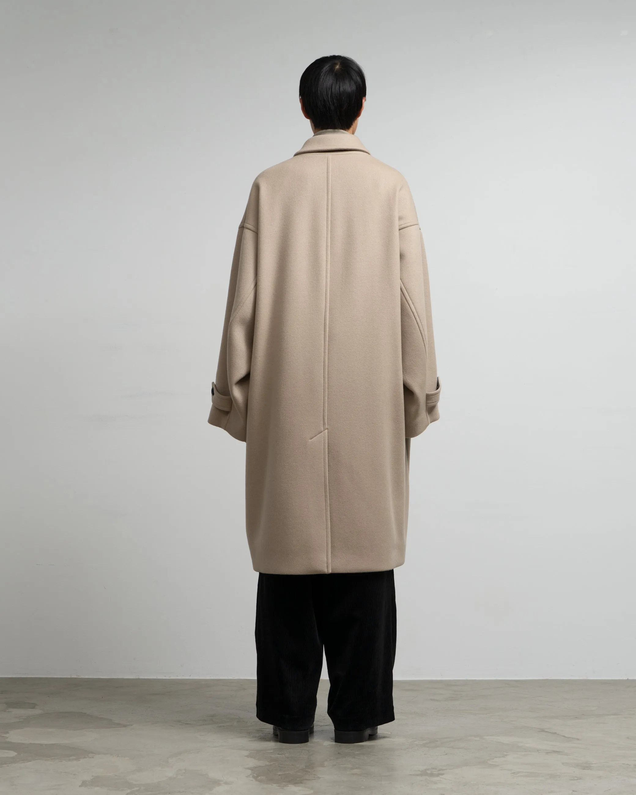Light Melton Oversized Coat sold by Graphpaper product image thumbnail 5
