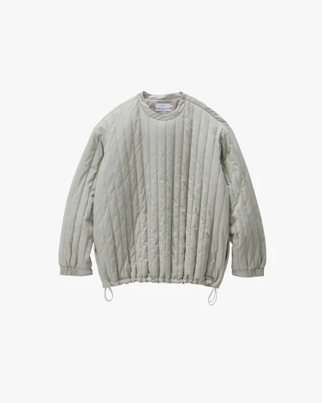 PERTEX UNLIMITED Quilted Crew Neck Pullover sold by Graphpaper