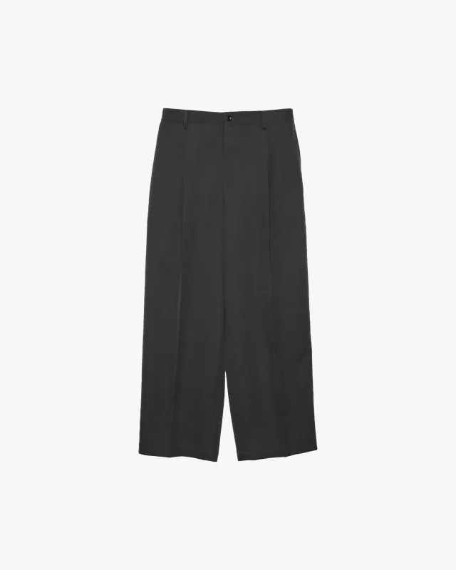 Scale Off Wool Wide Slacks sold by Graphpaper