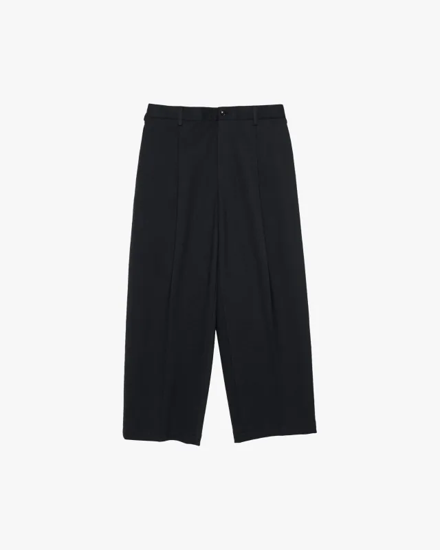 SIDOGRAS Melange Ponte Wide Slacks made by Graphpaper