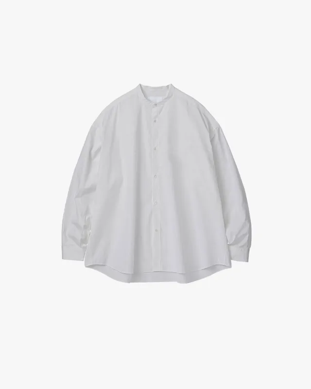 High Count Broad L/S Oversized Band Collar Shirt sold by Graphpaper