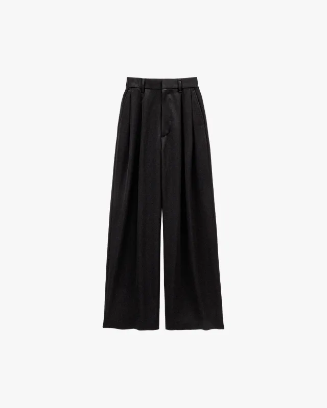 Wool Doeskin Two Tuck Wide Pants made by Graphpaper