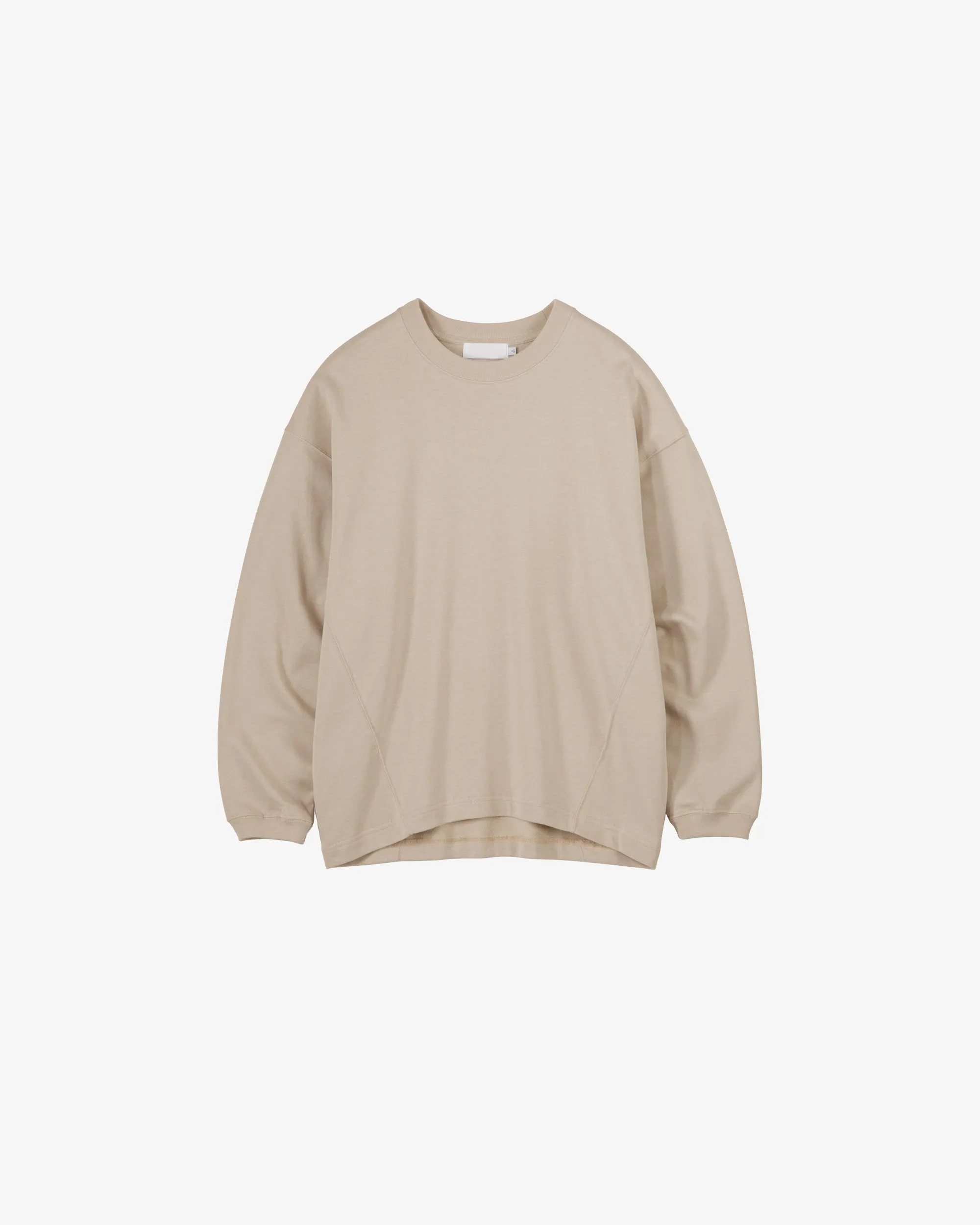 -SALE- High Gauge Soft Terry Panel Line Crew Neck sold by Graphpaper