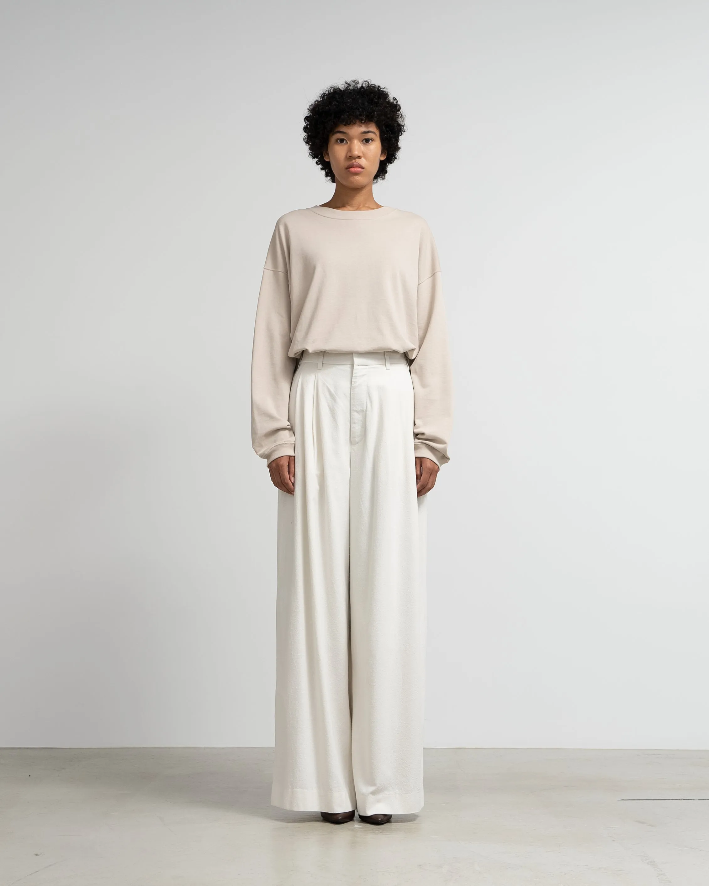 -SALE- High Gauge Soft Terry Panel Line Crew Neck sold by Graphpaper product image thumbnail 4