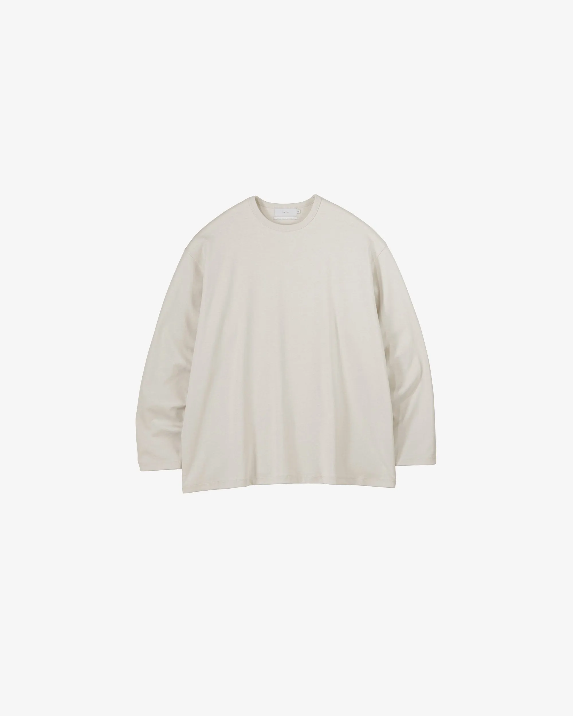 -SALE- Recycled Cotton Jersey L/S Tee sold by Graphpaper product image thumbnail 3