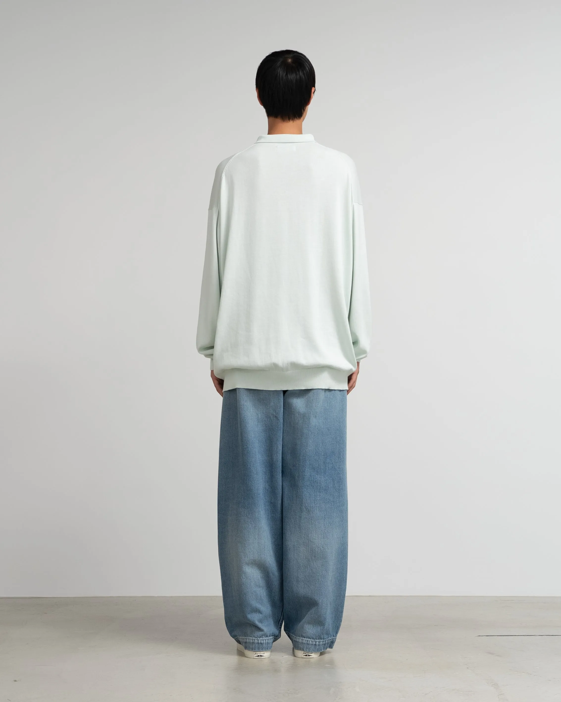 Suvin High Gauge Knit Oversized L/S Polo sold by Graphpaper product image thumbnail 4