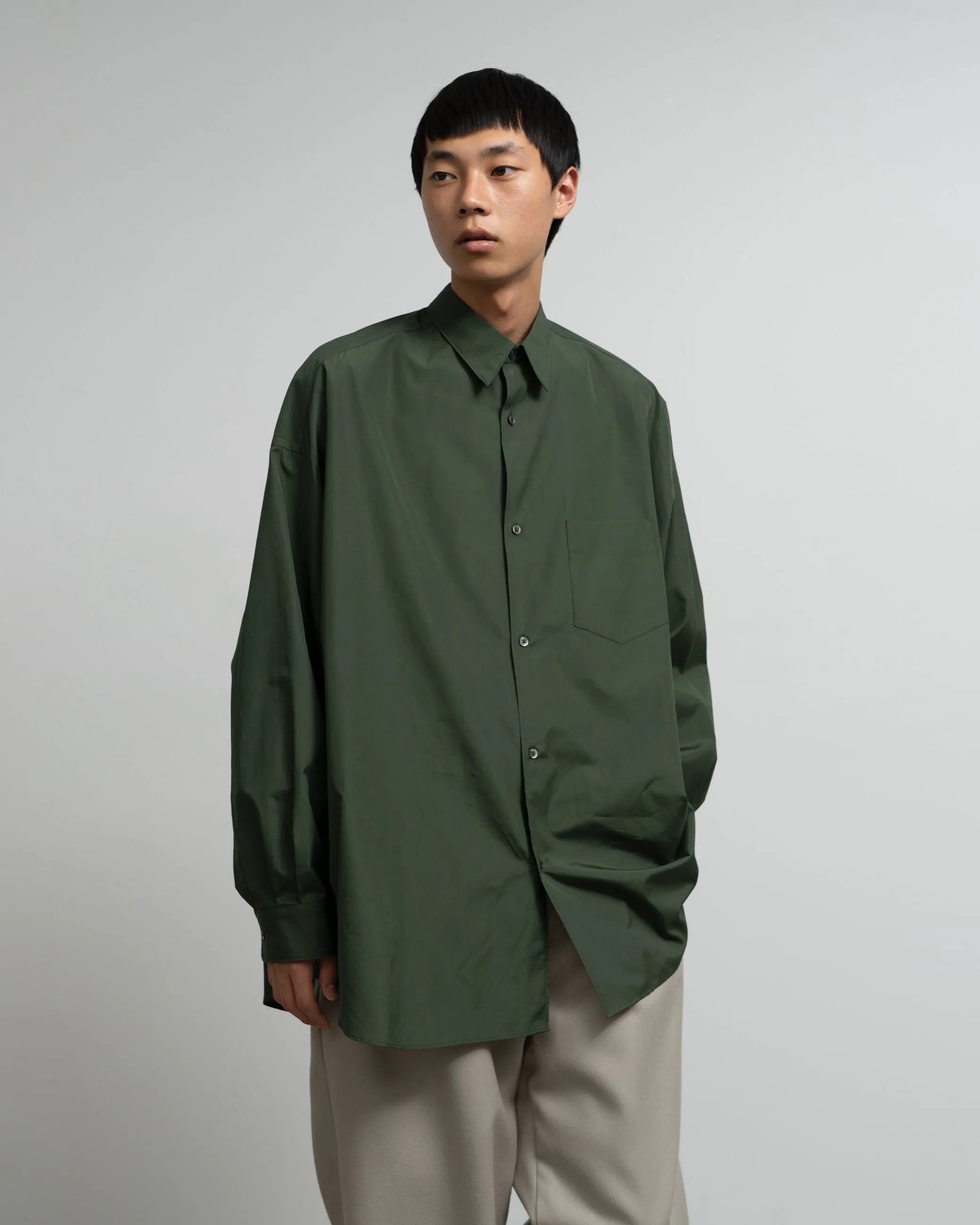 ALUMO for GP L/S Oversized Regular Collar Shirt sold by Graphpaper product image thumbnail 5