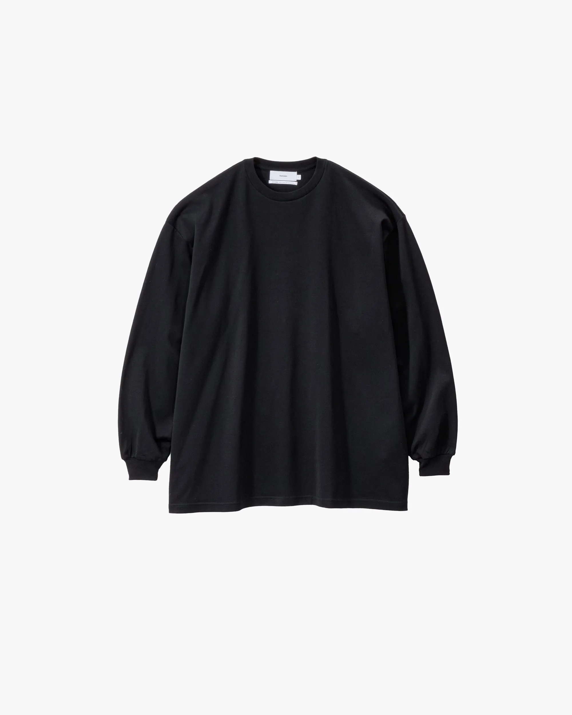 Brushed Mockrody Crew Neck L/S Tee sold by Graphpaper