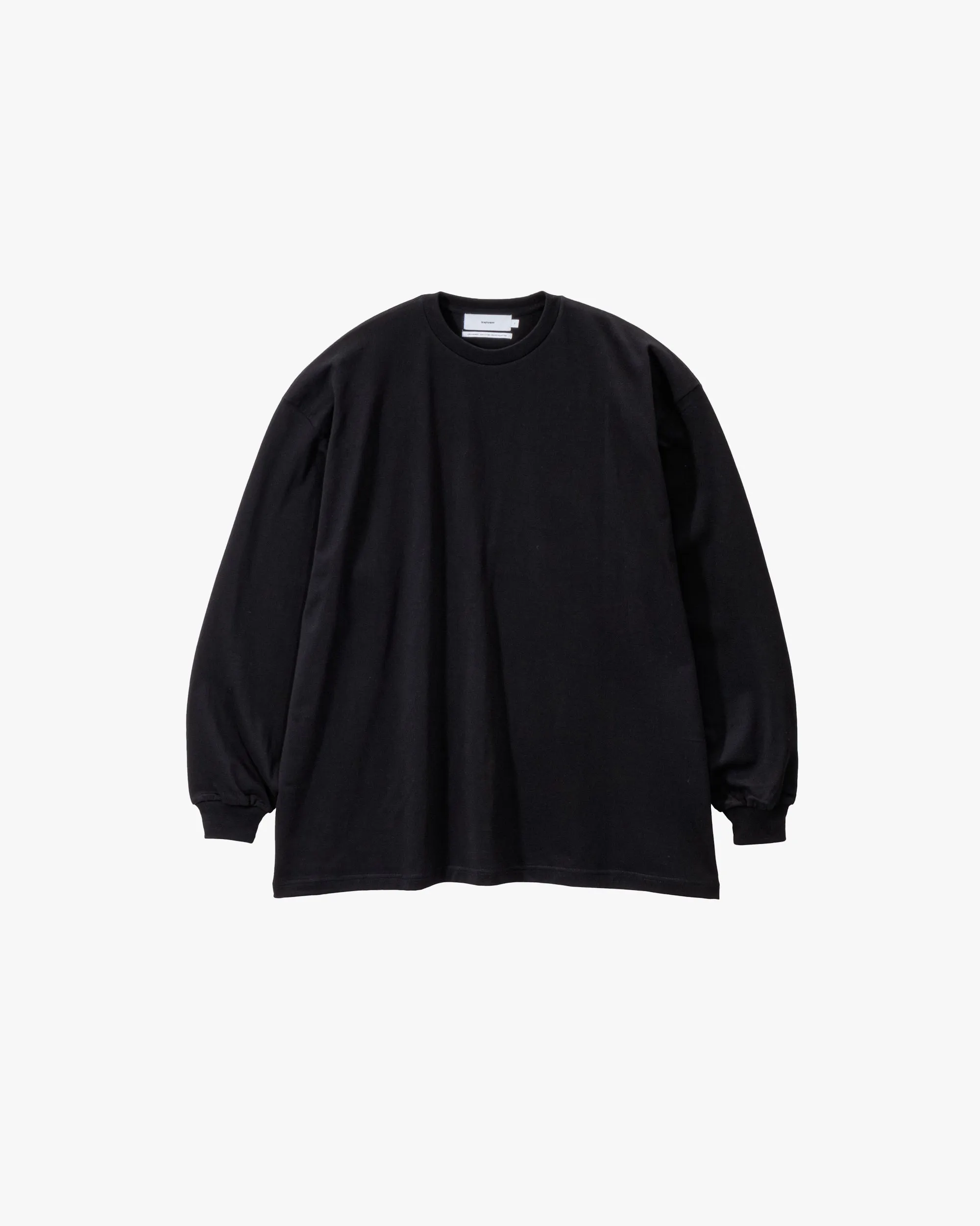 Tri Spun Cotton L/S Oversized Tee sold by Graphpaper product image thumbnail 2