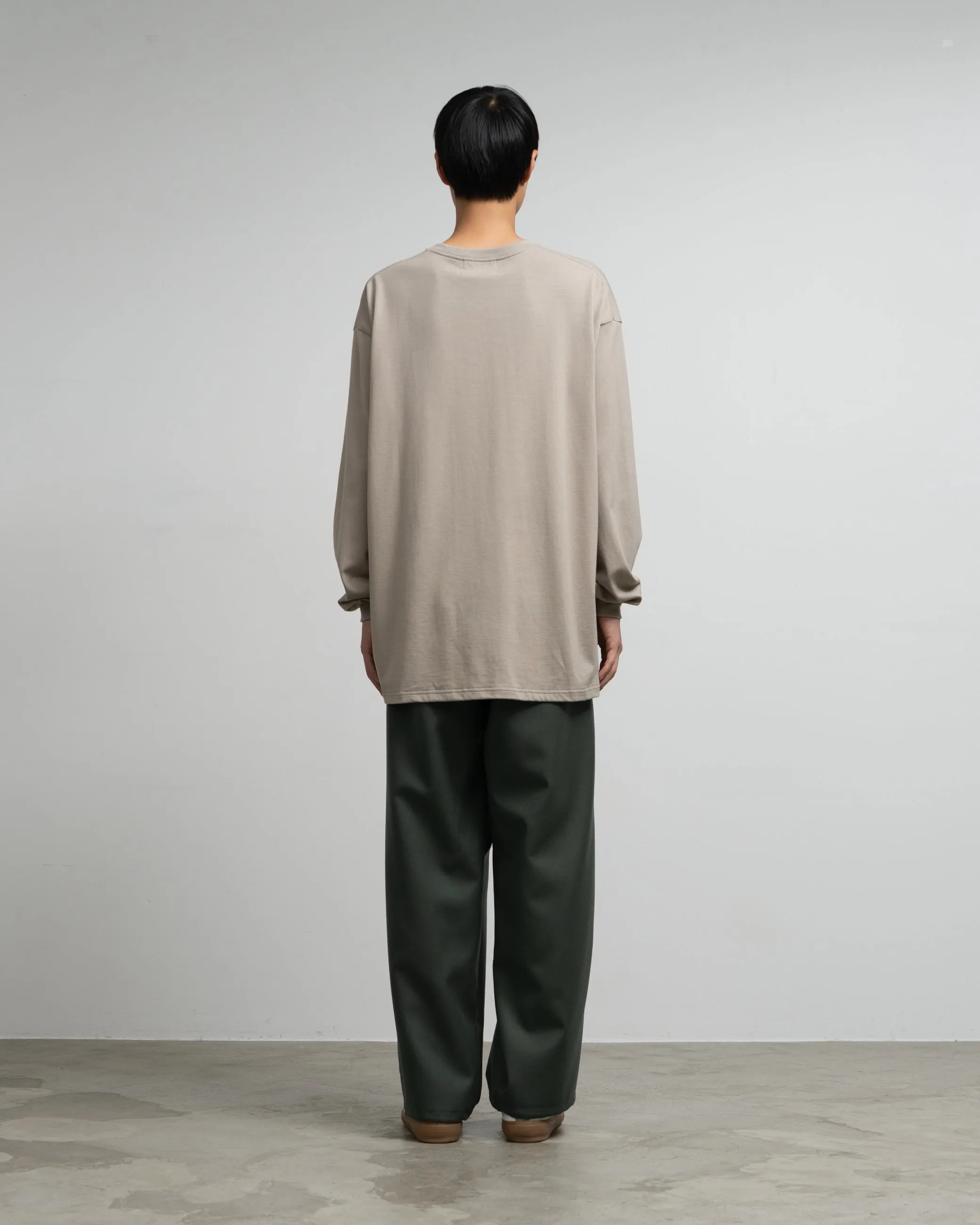 Tri Spun Cotton L/S Oversized Tee sold by Graphpaper product image thumbnail 5