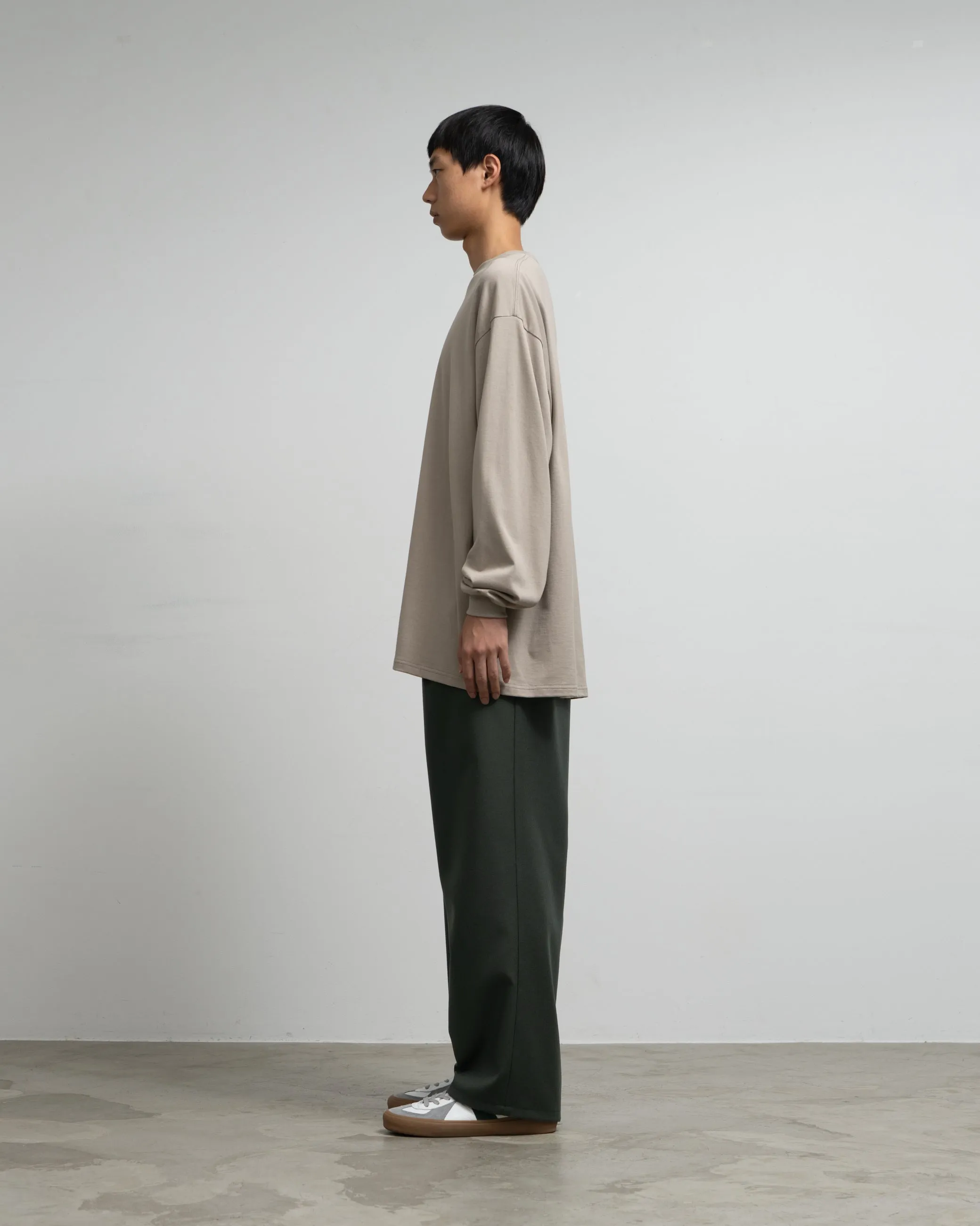 Tri Spun Cotton L/S Oversized Tee sold by Graphpaper product image thumbnail 4