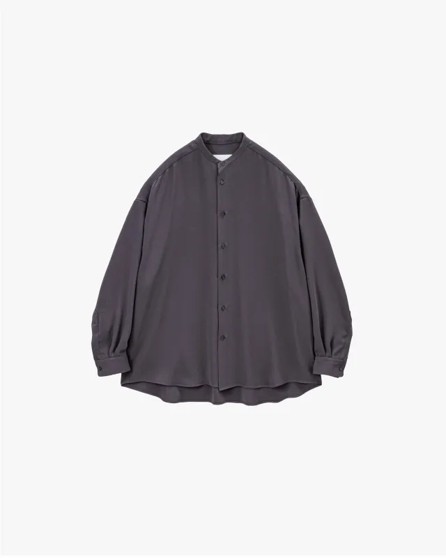 Satin Oversized Band Collar Shirt sold by Graphpaper